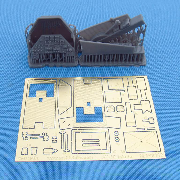 Bell AH-1G Cobra, Interior (for ICM) Scale 1:32 Metallic Details MDR3219