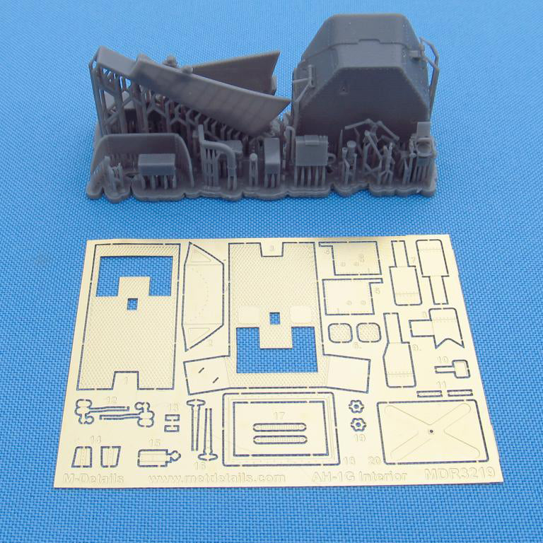 Bell AH-1G Cobra, Interior (for ICM) Scale 1:32 Metallic Details MDR3219