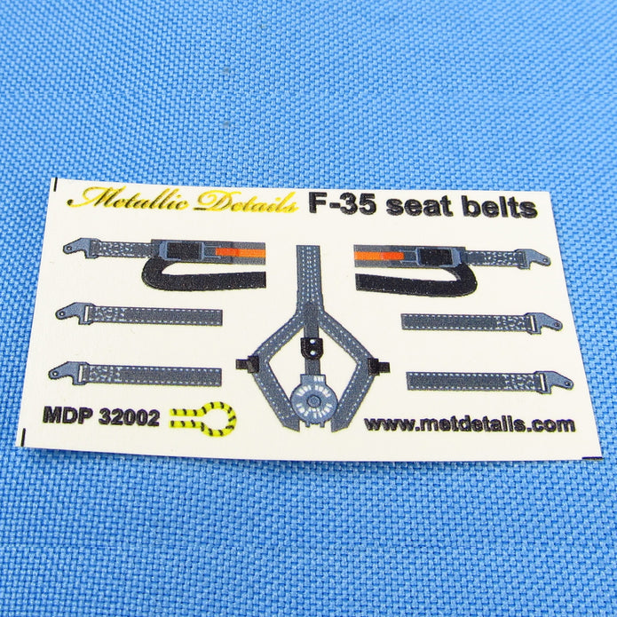 Lockheed-Martin F-35 A Lightning II, Ejection Seat + 3D Decal Scale 1:32 Metallic Details MDR3231 - For Aircraft Model Kits