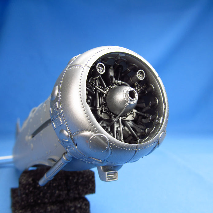 Gloster Gladiator, Cowling and Engine (3D-Printed) Scale 1:32 (Recommended for kit: ICM) Metallic Details MDR3235 - For Aircraft Kit Model