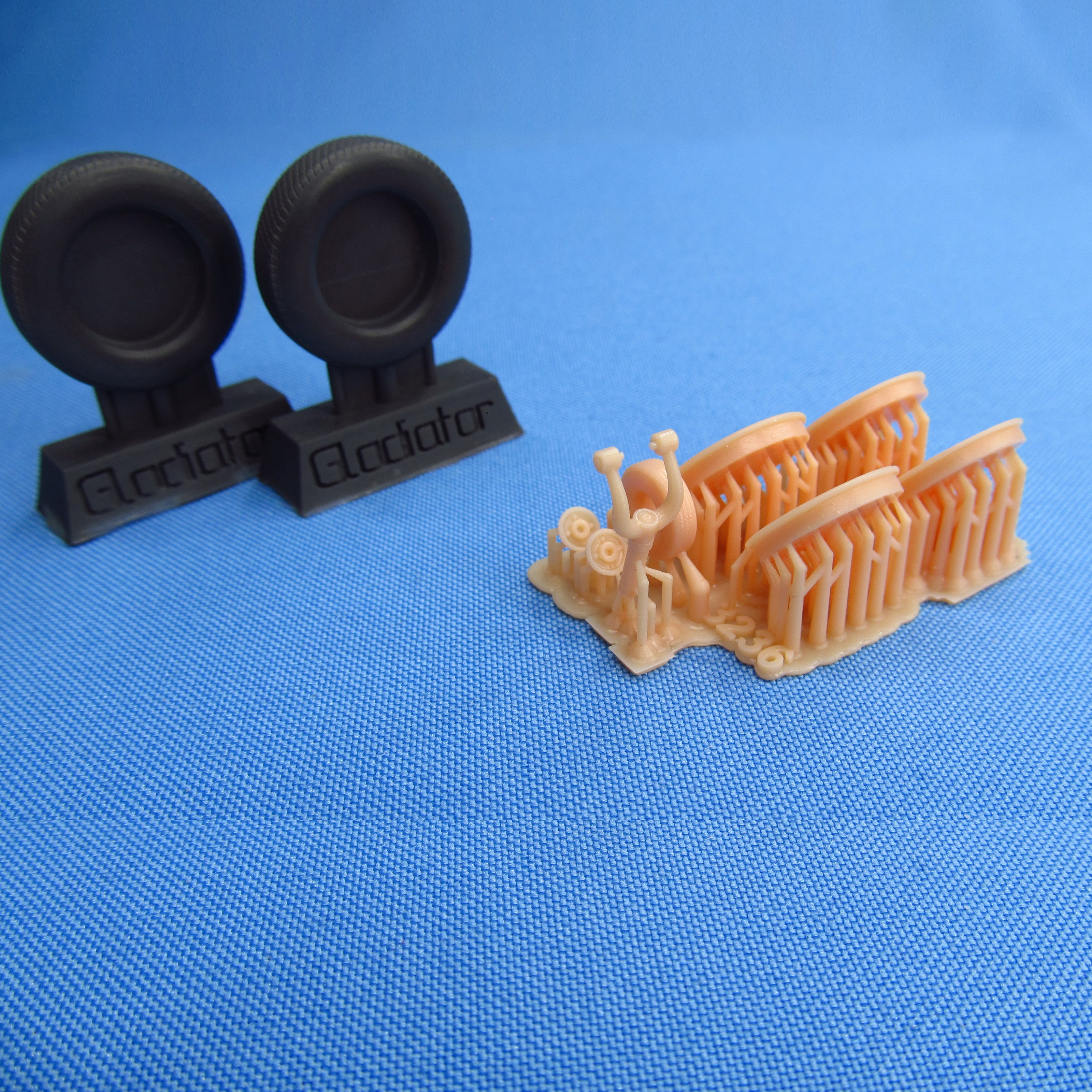 Gloster Gladiator, Wheels 3D-Printed (for ICM) Scale 1:32 Metallic Details MDR3236