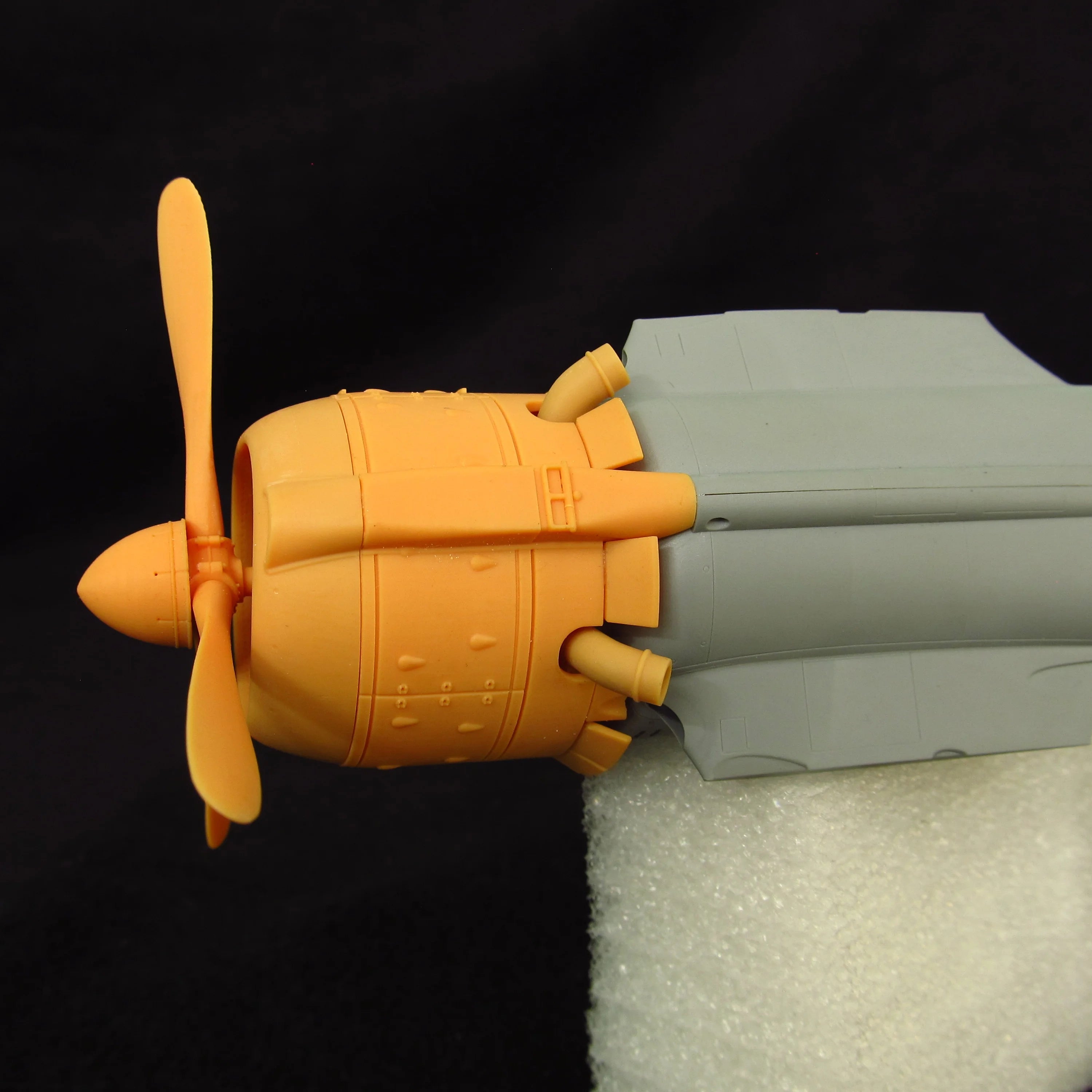 Fiat CR,42 Falco, Detailing sets Cowling, Engines and Propeller (3D-Printed) Scale 1:32 (Recommended for kit: ICM) Metallic Details MDR3237 - For Aircraft Models Kits