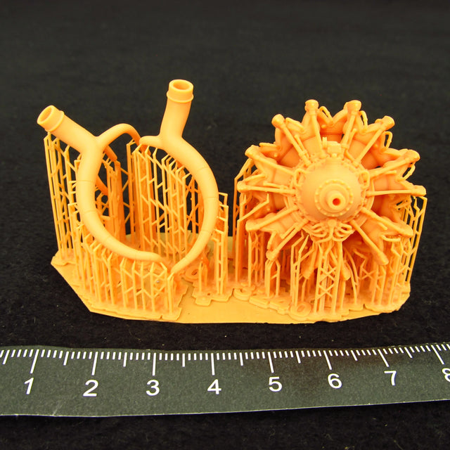 Fiat A,74, Detailing set Engines (3D-Printed) Scale 1:32 Metallic Details MDR3240 - For Aircraft Model Kit