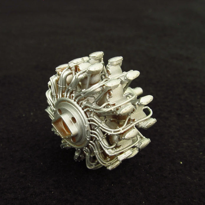 Fiat A,74, Detailing set Engines (3D-Printed) Scale 1:32 Metallic Details MDR3240 - For Aircraft Model Kit
