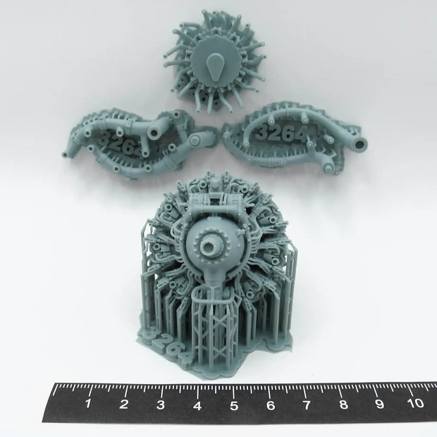Wright R-3350 engine (3D printed version) Scale 1:32 Metallic Details MDR3257