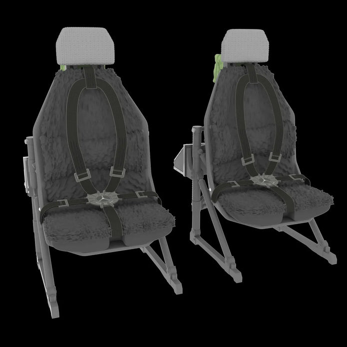 Pilot seats for UH-60, SH-60, MH-60 early Scale 1:32 Metallic Details MDR3259