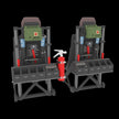 Pilot seats for UH-60, SH-60, MH-60 late Scale 1:32 Metallic Details MDR3260