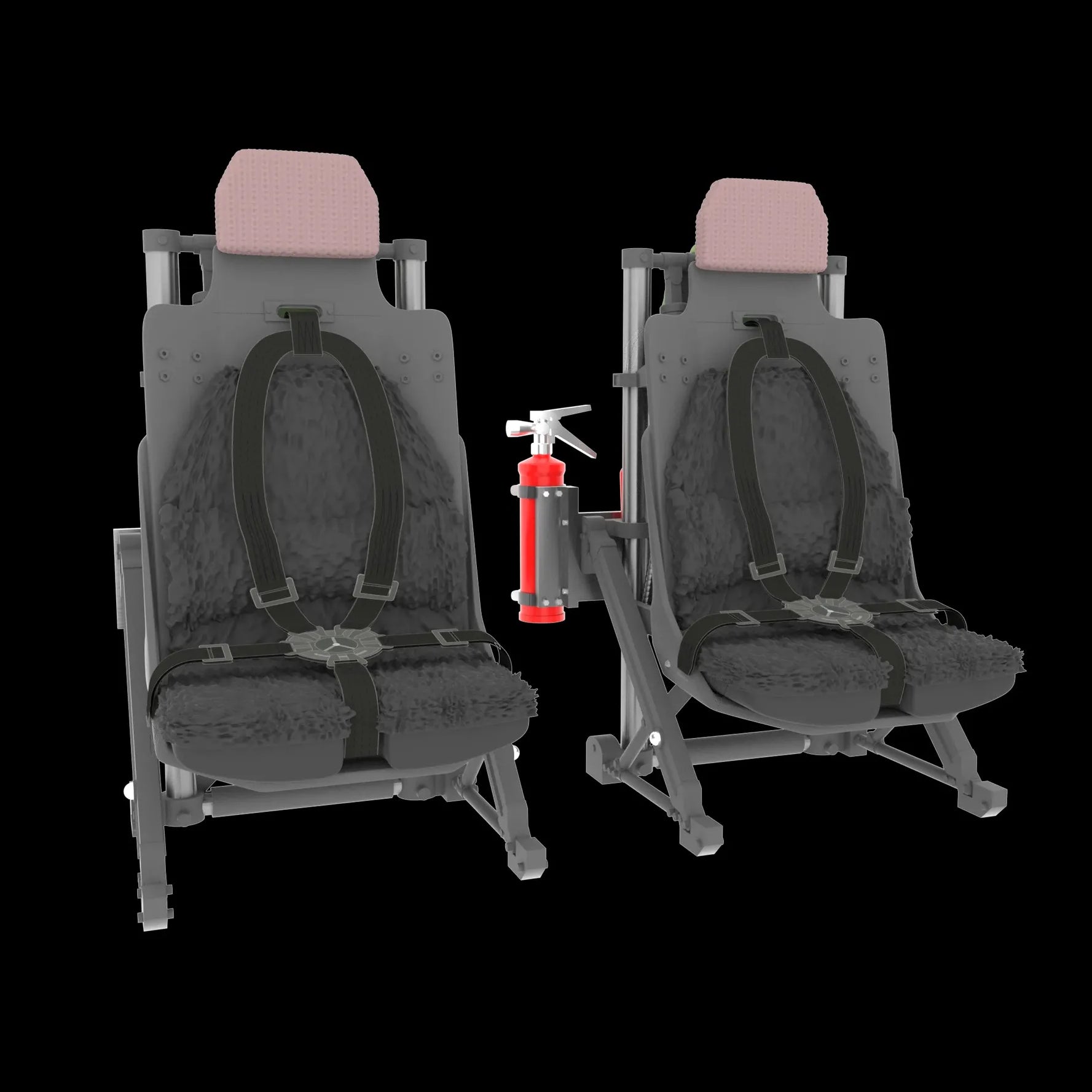 Pilot seats for UH-60, SH-60, MH-60 late Scale 1:32 Metallic Details MDR3260