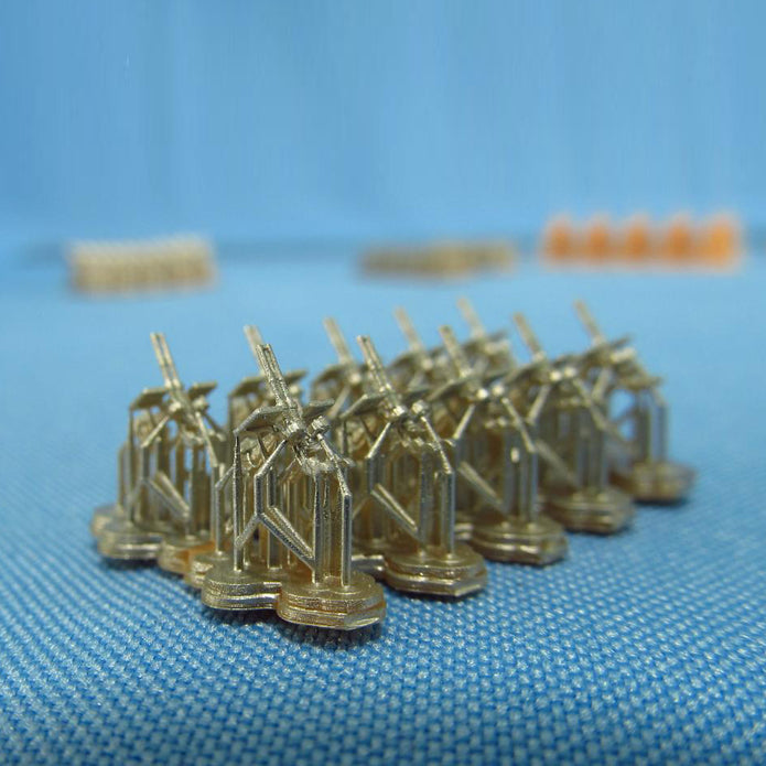 Twin 20 mm Oerlikon fixed mount guns Scale 1:350 Metallic Details MDR35001