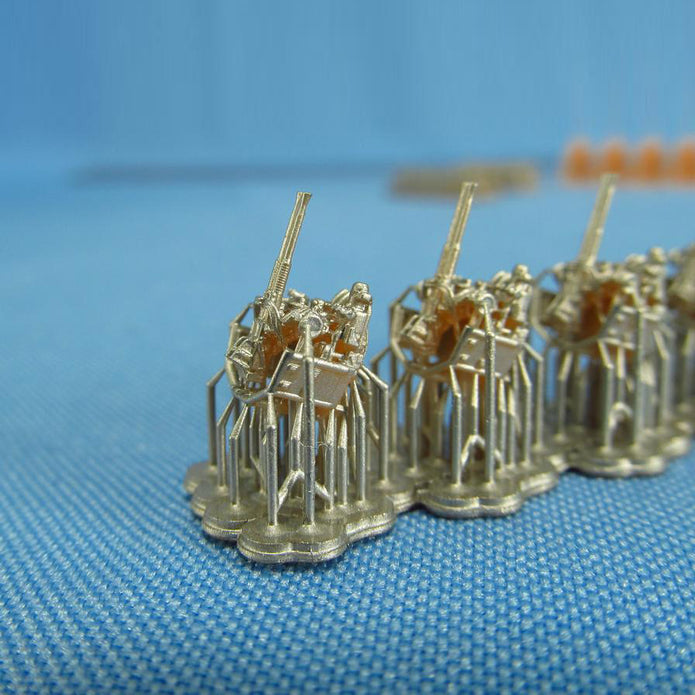 Twin 40 mm Bofors guns Scale 1:350 Metallic Details MDR35003