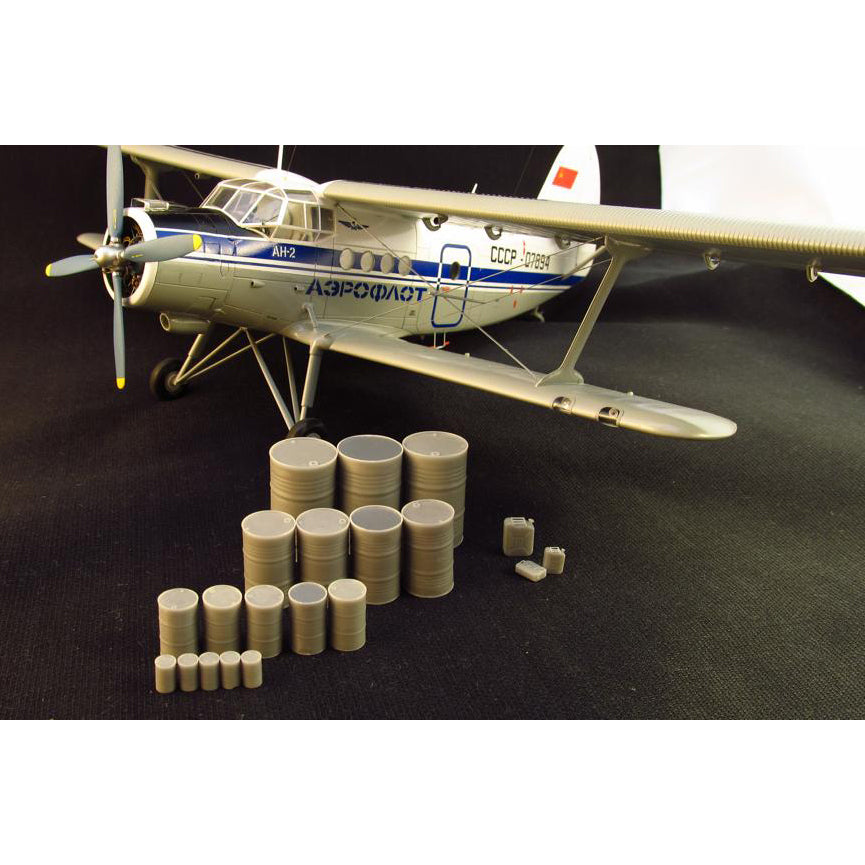 Drum 200 l (3 pcs) Scale 1:35 Metallic Details MDR3516