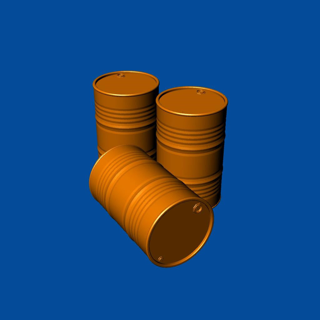 Drum 200 l (3 pcs) Scale 1:35 Metallic Details MDR3516