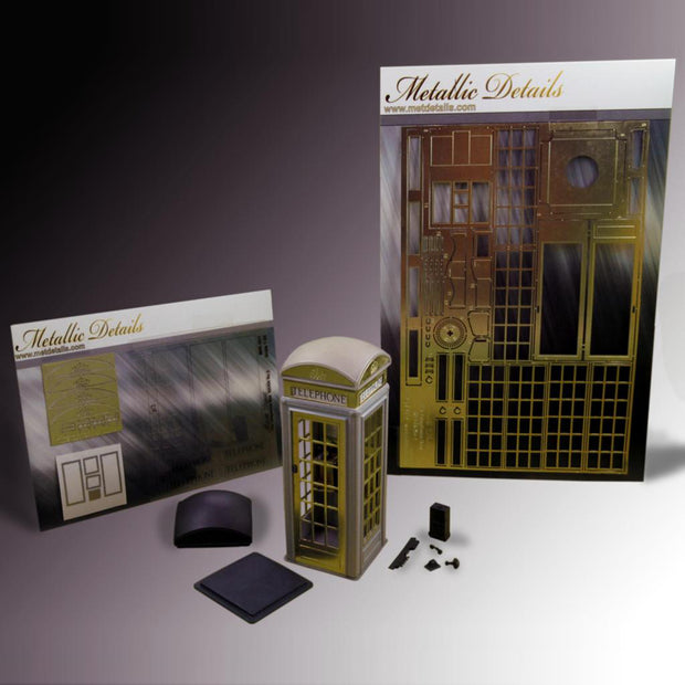 The telephone box Kiosk No,2 Scale 1:35 Metallic Details MDR3517