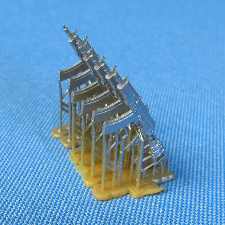 Set contains 3D-printed parts for detailing of 6 pcs AKSU assault rifles with tourniquet Scale 1:35 Metallic Details MDR3526