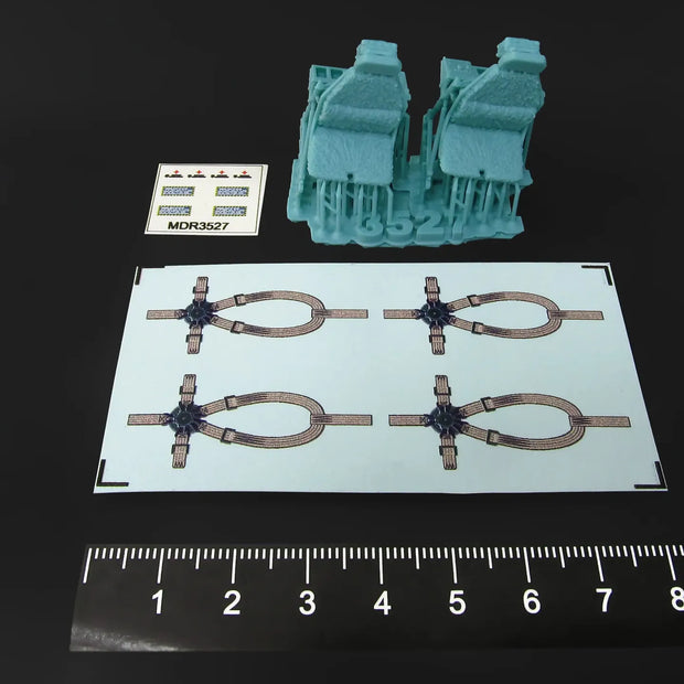 Pilot seats for Sikorsky UH-60, SH-60, MH-60 early Scale 1:35 Metallic Details MDR3527