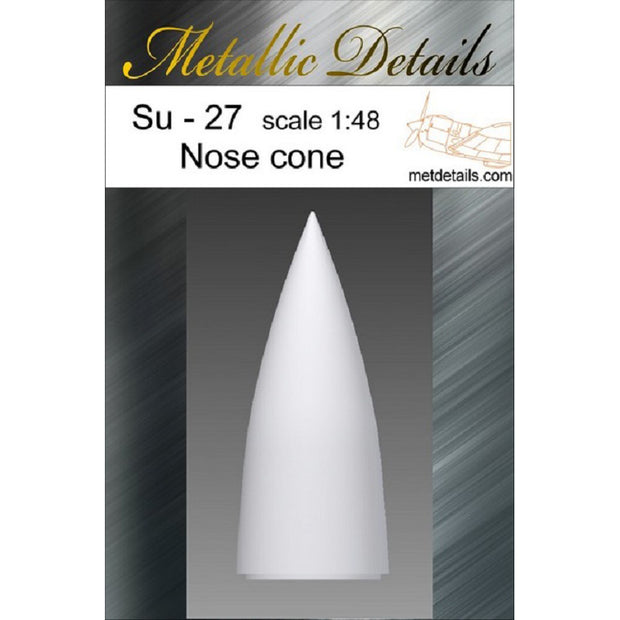 Nose cone for model Sukhoi Su-27 (for Academy) Scale 1:48 Metallic Details MDR4801