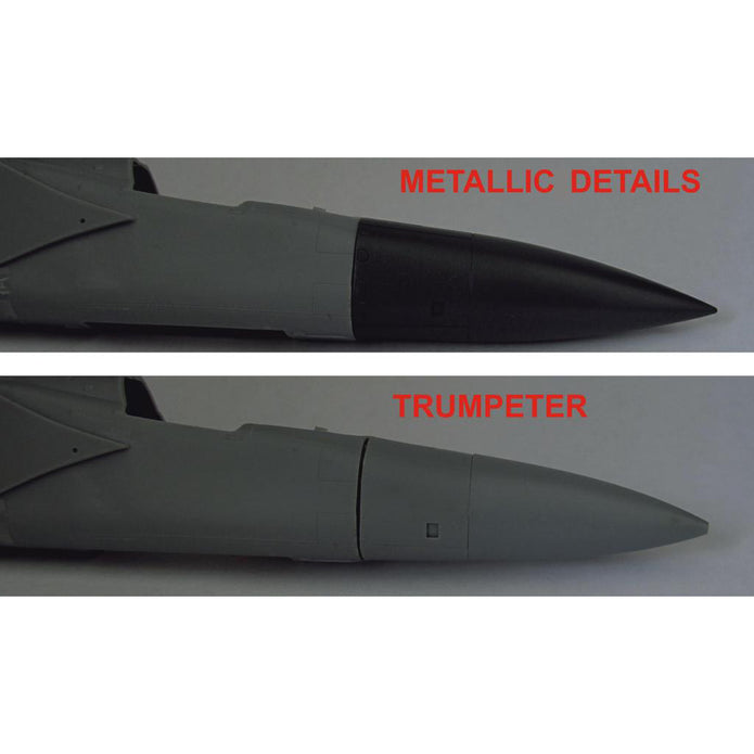 Nose cone for model aircraft Mikoyan MiG-23 (for Trumpeter) Scale 1:48 Metallic Details MDR4802
