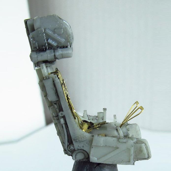 Ejection Seat K-36DM late (for: Su-24, Su-25, Su-27, MiG-29) Resin & Photoetch Scale 1:48 Metallic Details MDR4807 - For Model Kit Aircraft