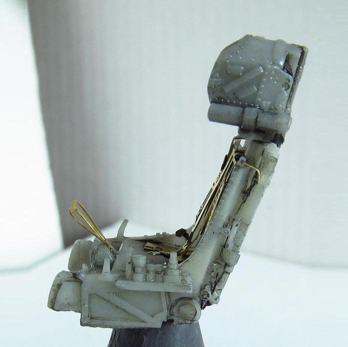 Ejection Seat K-36DM late (for: Su-24, Su-25, Su-27, MiG-29) Resin & Photoetch Scale 1:48 Metallic Details MDR4807 - For Model Kit Aircraft
