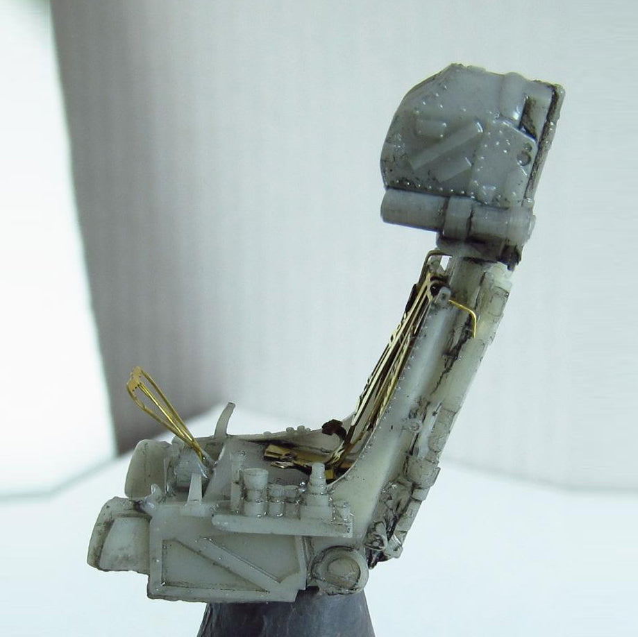 Ejection Seat K-36DM late (for: Su-24, Su-25, Su-27, MiG-29) Resin & Photoetch Scale 1:48 Metallic Details MDR4807 - For Model Kit Aircraft