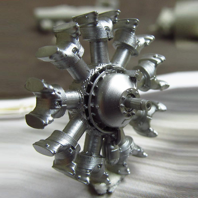Wright R-1820 Cyclone, Detailing sets Engines (Resin) Scale 1:48 (Recommended for kit: Revell, Monogram) Metallic Details MDR4809 - For Aircraft Kit Model