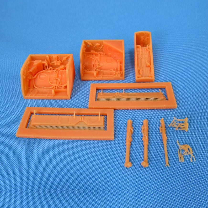 MiG-27, Wheel Bays (for Trumpeter) Scale 1:48 Metallic Details MDR48101