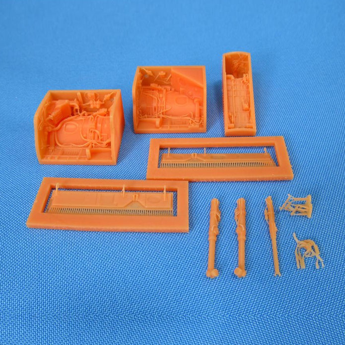 MiG-27, Wheel Bays (for Trumpeter) Scale 1:48 Metallic Details MDR48101