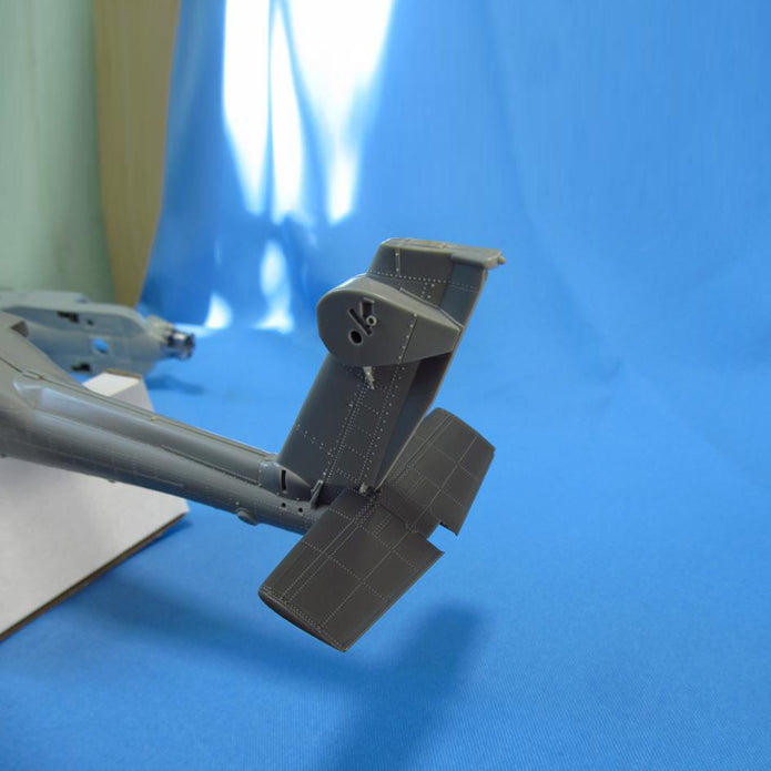 Helicopter AH-64 Apache, Tail Stabilizator early type (for Hasegawa, Academy) Scale 1:48 Metallic Details MDR48104