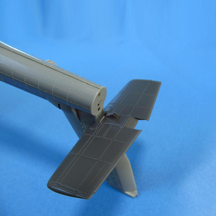 Helicopter AH-64 Apache, Tail Stabilizator early type (for Hasegawa, Academy) Scale 1:48 Metallic Details MDR48104