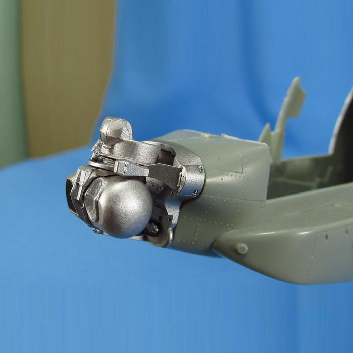 Helicopter AH-64 Apache, TADS/PNV System Navigation, Target Designation and Night Vision Systems (for Academy) Scale 1:48 Metallic Details MDR48107