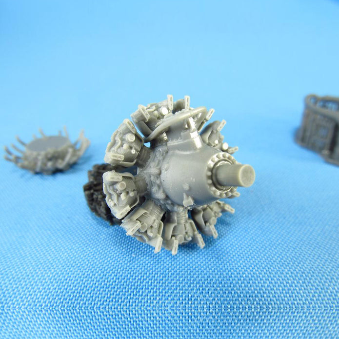 Boeing B-29 Superfortress, Detailing set Engines with Cowlings (3D-Printed) Scale 1:48 (Recommended for kit: Revell, Monogram) Metallic Details MDR48111 - For Aircraft Model Kit