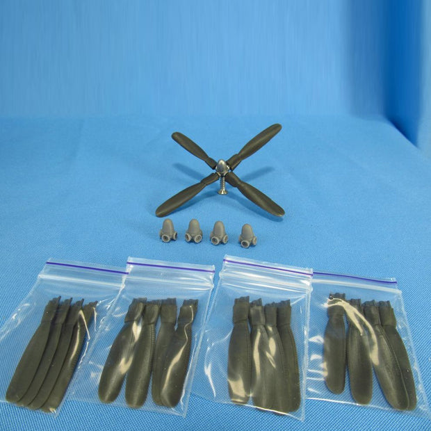 Boeing B-29 Superfortress, Detailing set Propellers set late type (Resin, 3D-Printed) Scale 1:48 Metallic Details MDR48114 - For Aircraft Kit Model