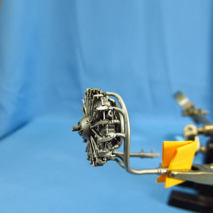 Junkers W,34, Detailing set Engine (3D-Printed) Scale 1:48 (Recommended for kit: MikroMir) Metallic Details MDR48115 - For Model Aircraft Kits