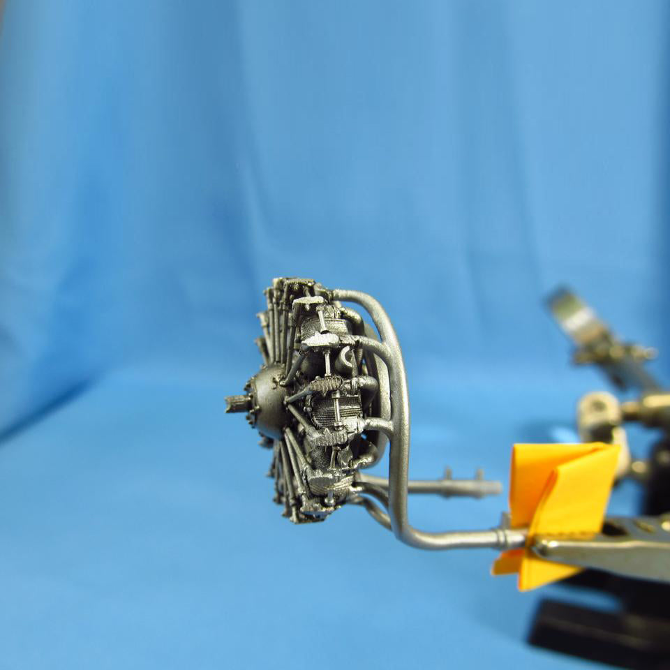Junkers W,34, Detailing set Engine (3D-Printed) Scale 1:48 (Recommended for kit: MikroMir) Metallic Details MDR48115 - For Model Aircraft Kits