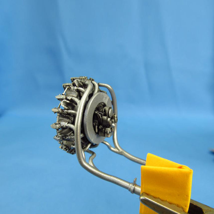 Junkers W,34, Detailing set Engine (3D-Printed) Scale 1:48 (Recommended for kit: MikroMir) Metallic Details MDR48115 - For Model Aircraft Kits
