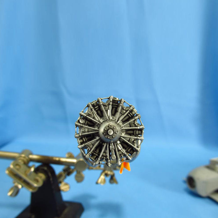 Junkers W,34, Detailing set Engine (3D-Printed) Scale 1:48 (Recommended for kit: MikroMir) Metallic Details MDR48115 - For Model Aircraft Kits