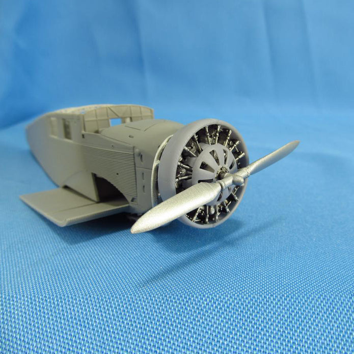Junkers W,34, Detailing set Engine (3D-Printed) Scale 1:48 (Recommended for kit: MikroMir) Metallic Details MDR48115 - For Model Aircraft Kits