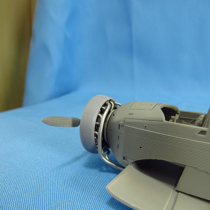 Junkers W,34, Detailing set Engine (3D-Printed) Scale 1:48 (Recommended for kit: MikroMir) Metallic Details MDR48115 - For Model Aircraft Kits