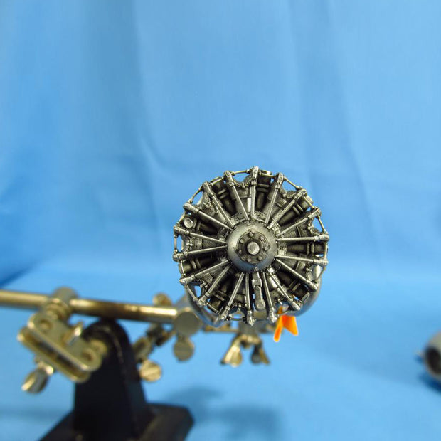 Junkers Ju-52, Detailing set Engines (3D-Printed) Scale 1:48 (Recommended for kit: Revell, Monogram) Metallic Details MDR48117 - For Model Kits Aircraft