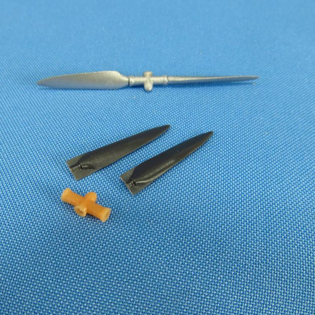 Junkers W,34, Detailing sets Propeller (Resin, 3D-Printed) Scale 1:48 Metallic Details MDR48118 - For Aircraft Model Kits