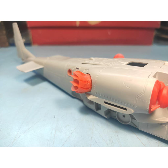 Kamov Ka-50, Detailing set Air Intakes and Exhaust Pipes (Resin) Scale 1:48 (Recommended for kit: Italeri/Revell) Metallic Details MDR48121 - For Helicopter Kit Model