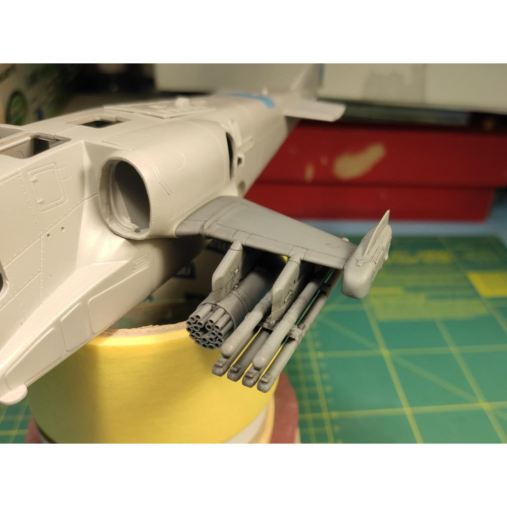 Kamov Ka-50, Stub wing with AT-16 Scallion and B-8V20 (for Italeri/Revell) Scale 1:48 Metallic Details MDR48122
