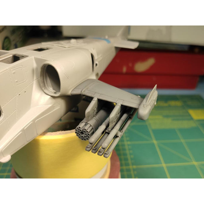 Kamov Ka-50, Stub wing with AT-16 Scallion and B-8V20 (for Italeri/Revell) Scale 1:48 Metallic Details MDR48122