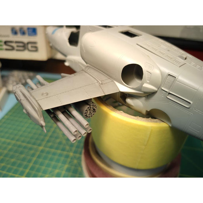 Kamov Ka-50, Stub wing with AT-16 Scallion and B-8V20 (for Italeri/Revell) Scale 1:48 Metallic Details MDR48122