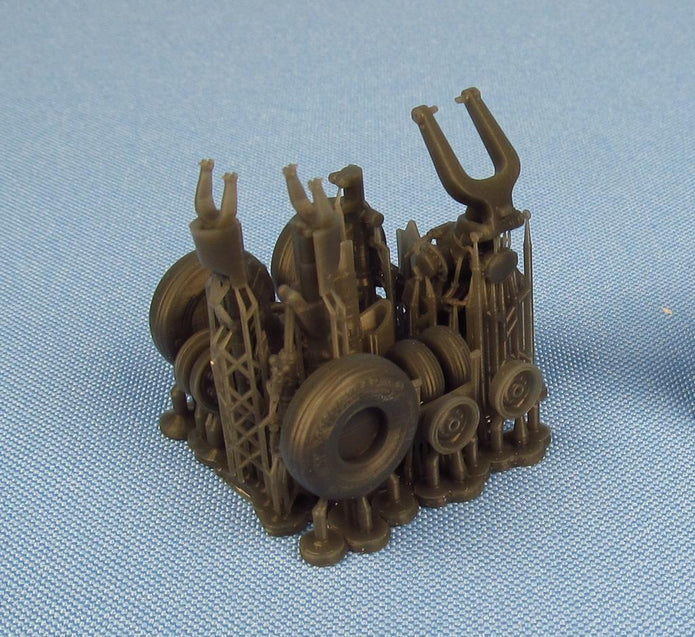 Harrier GR1/GR3, Landing Gears with Wheels (for Kinetic) Scale 1:48 Metallic Details MDR48124