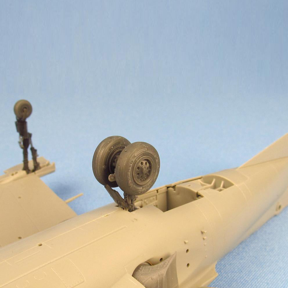Harrier GR1/GR3, Landing Gears with Wheels (for Kinetic) Scale 1:48 Metallic Details MDR48124