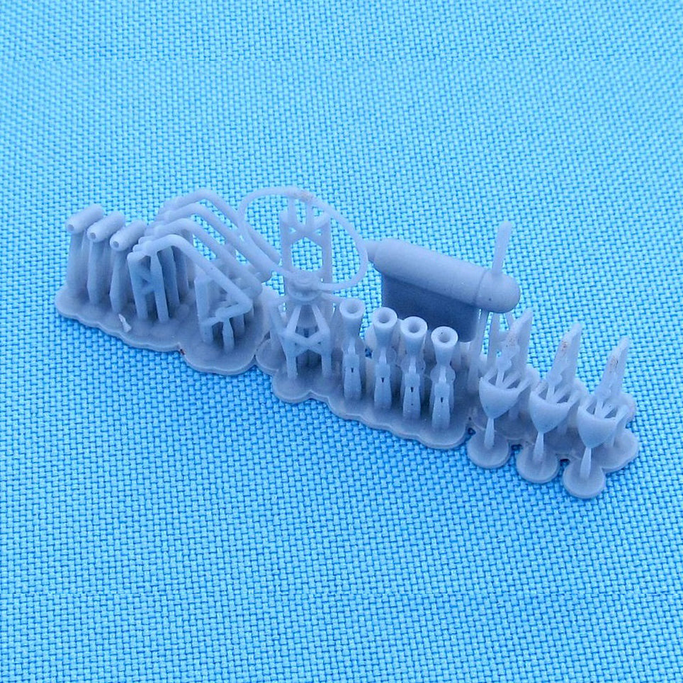 Junkers W,34, Details Exterior set (3D-Printed) Scale 1:48 (Recommended for kit: MikroMir) Metallic Details MDR48126 - For Aircraft Model Kit