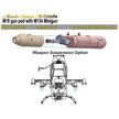 M18 gun pod with M134 Minigun Scale 1:48 Metallic Details MDR48129
