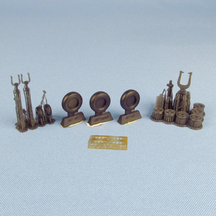 Harrier GR Mk,7/9, Landing Gears with Wheels (for Hasegawa) Scale 1:48 Metallic Details MDR48133