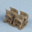 Harrier GR1/GR3, Swiveling Nozzles (3D-Printed) Scale 1:48 (Recommended for kit: Kinetic) Metallic Details MDR48135 - For Models Aircraft Kits